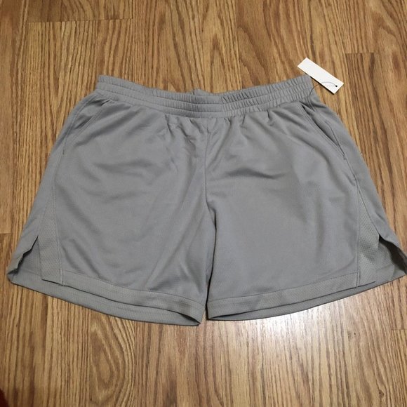 Athletic Works Other - Athletic Works youth girls size xl plus (14-16) Core shorts Grey elastic wasit
